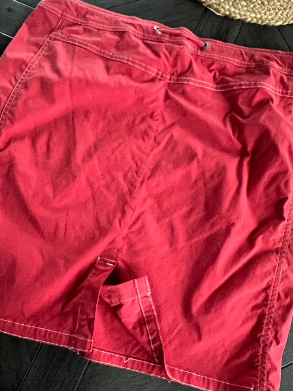 Lucy Red Active Skort with Orange Brand Tag - Picture 4 of 5